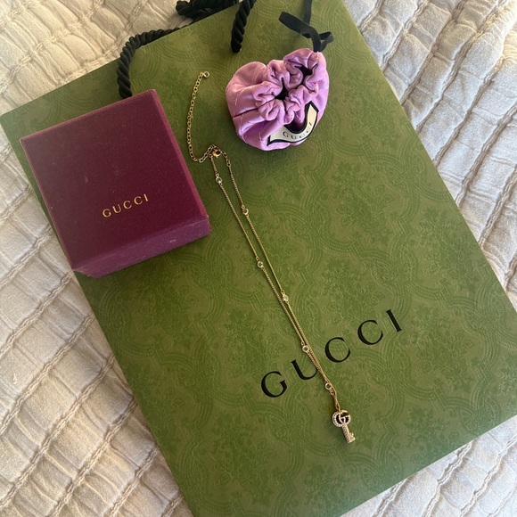 Gucci Key Necklace with Crystals - Picture 2 of 4